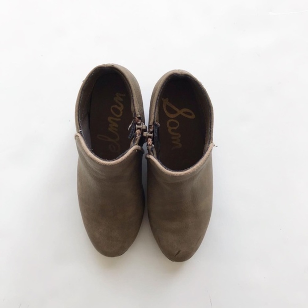 Sam Edelman taupe petty booties VGUC size 11 - Picture 3 of 9